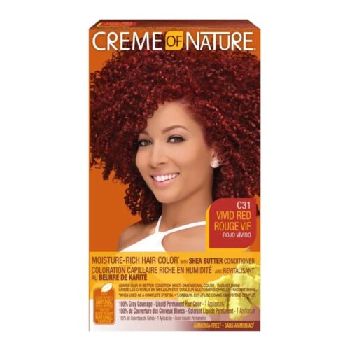 Creme Of Nature Ammonia-Free Moisture-Rich Hair Color C31-Vivid Red