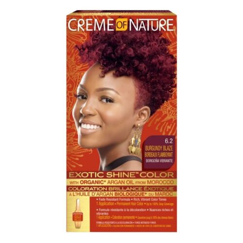 Creme of Nature Exotic Shine-Burgundy Blaze 6.2